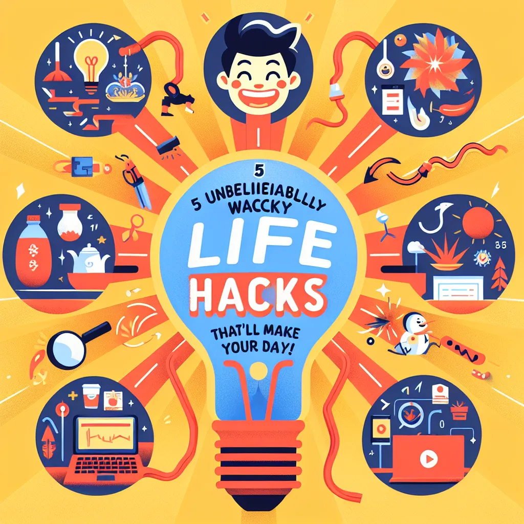 5 Unbelievably Wacky Life Hacks That'll Make Your Day!