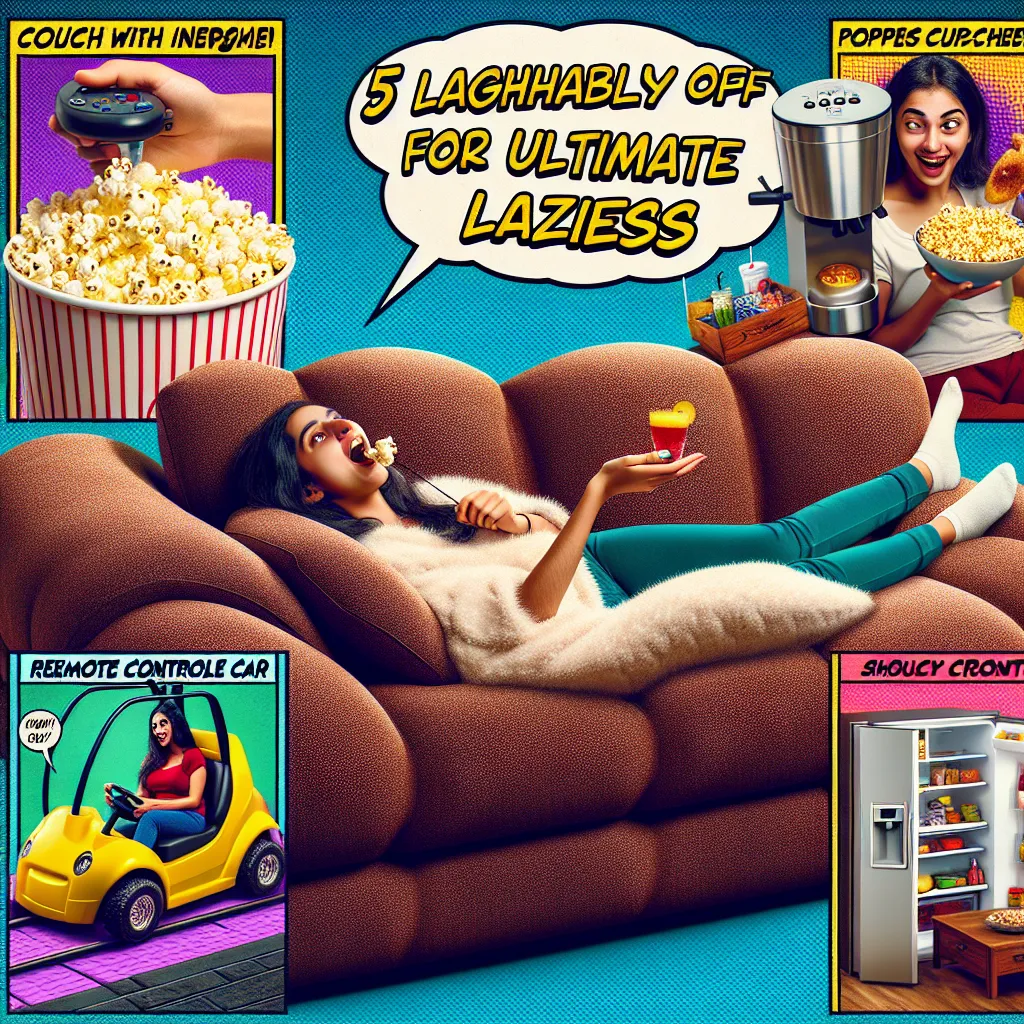 5 Absurdly Hilarious Life Hacks That Will Make Your Couch Potato Days Feel Like Comedy Central