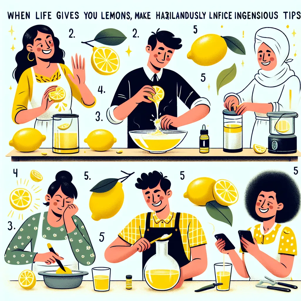 When Life Gives You Lemons, Make Hilarious Life Hacks: 5 Outlandishly Ingenious Tips!