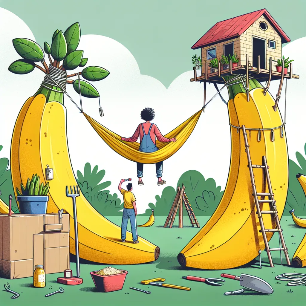 When Life Gives You Bananas, Build a Treehouse: 5 Absurdly Hilarious Life Hacks That'll Keep You Swinging!