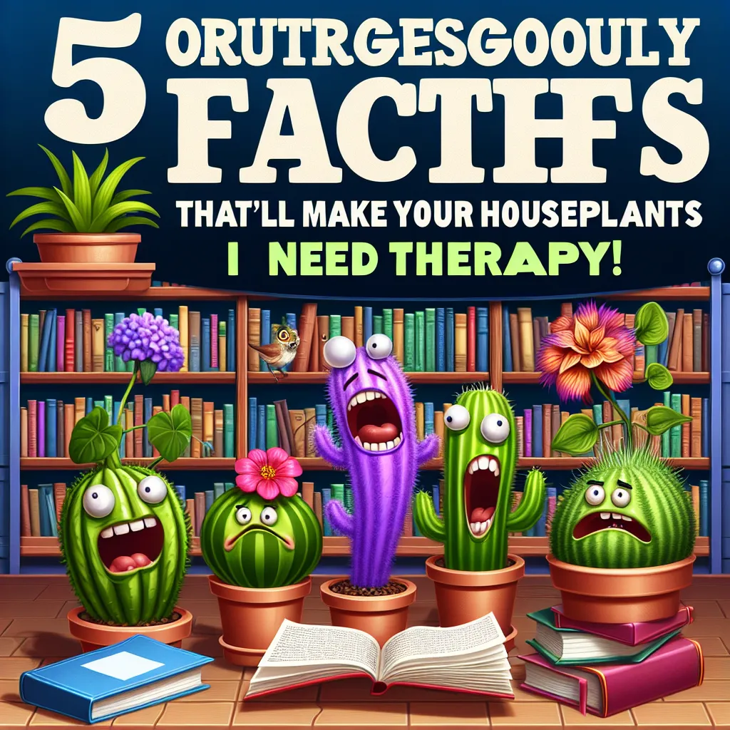 5 Outrageously Hilarious Facts That'll Make Your Houseplants Scream 'I Need Therapy!'