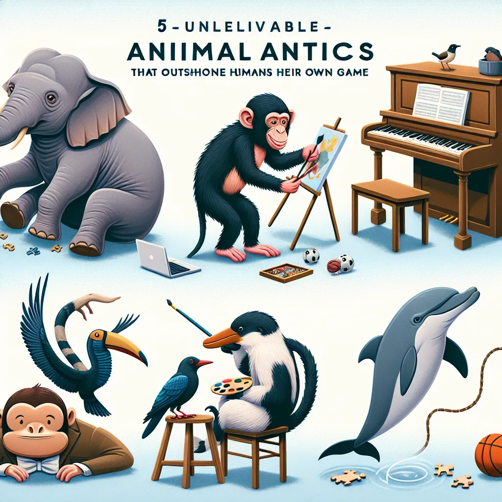 5 Unbelievable Animal Antics That Outshone Humans in Their Own Game