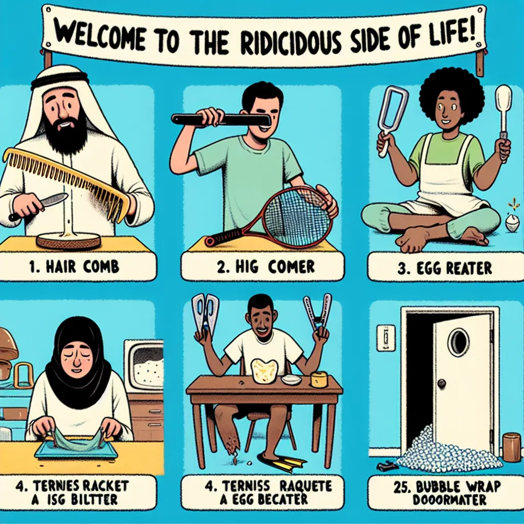 5 Hysterically Absurd Life Hacks: Welcome to the Ridiculous Side of Life!