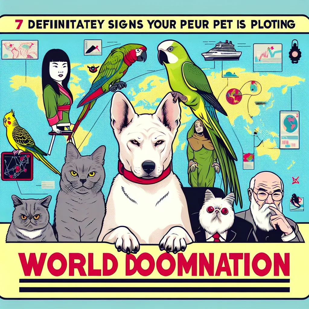 7 Definitive Signs Your Pet Is Plotting World Domination