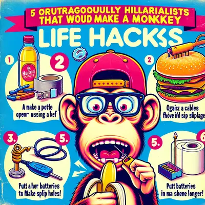 5 Outrageously Hilarious Life Hacks That Would Make a Monkey Go Bananas!
