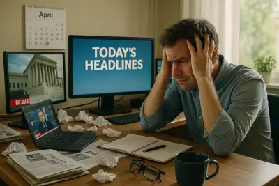 I don’t see the REAL news headlines from today in your message yet.