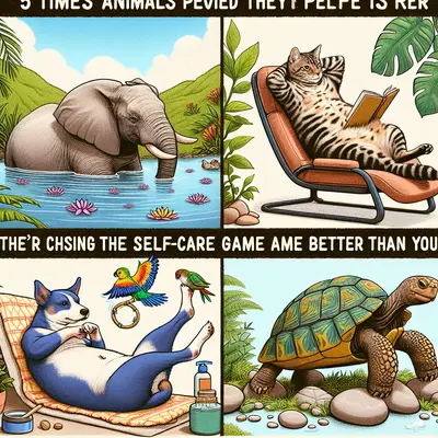 5 Times Animals Proved They're Crushing The Self-Care Game Better Than You!
