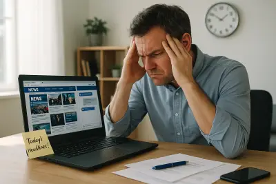 I don’t see the REAL news headlines from today in your message yet.