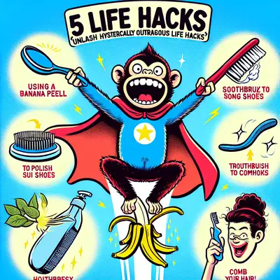 5 Hysterically Outrageous Life Hacks: Unleashing Your Inner Flying Monkee!