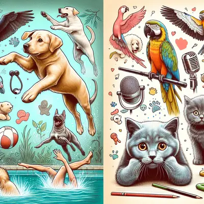 From High Diving Dogs to Rapping Parrots: 5 Times Animals Made Us Say 'You've Got to be Kitten Me!