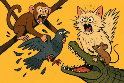 Nobody Is Prepared For How Chaotic Animals Actually Are And I Have Receipts