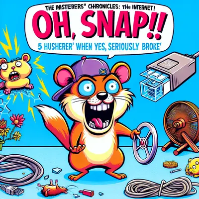 The "Oh Snap!" Chronicles: 5 Hysterical Moments When The Internet Yes, Seriously, Broke