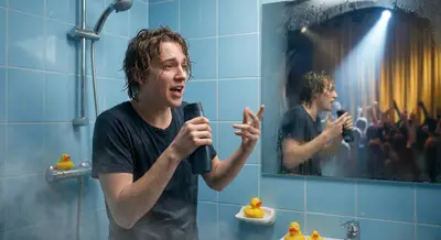 Why Your Brain Thinks You’re Funnier in the Shower Than in Real Life