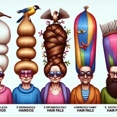 The Chronicles of Hilarious Hairdos: 5 Outrageously Funny Celebrity Hair Fails of 2025