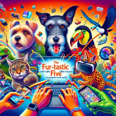 The Fur-tastic Five: Unbelievable Tales of Animals Bossing the Tech World