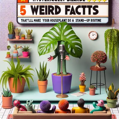 5 Hysterically Bizarre Facts That'll Make Your Houseplant Do a Stand-Up Routine