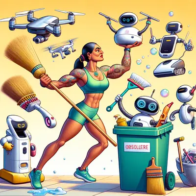 Ditch Your Broom, Grab a Drone: Five Hilariously Futuristic Cleaning Gadgets That Will Blow Your Mind!