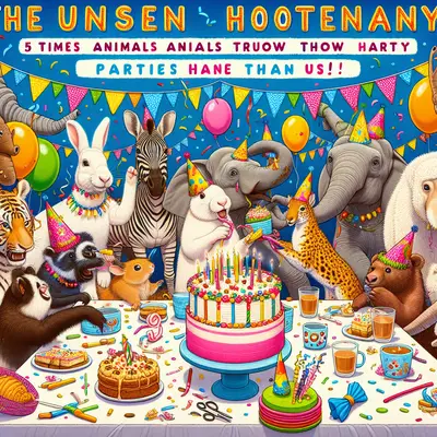 The Unseen Hootenanny: 5 Times Animals Threw Better Parties Than Us!