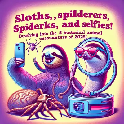Sloths, Spiders, and Selfies: Delving into the 5 Hysterical Animal Encounters of 2025!