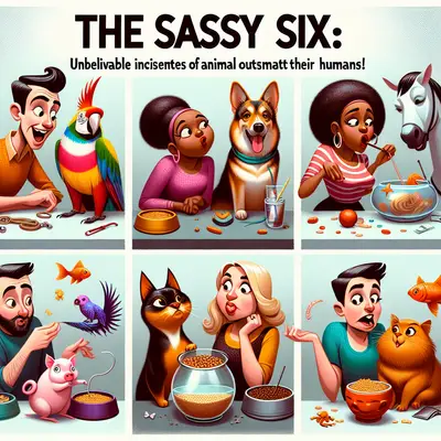 The Sassy Six: Unbelievable Instances of Animal Antics Outsmarting Their Humans!
