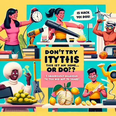 Don't Try This at Home...Or Do? 5 Absurdly Hilarious Life Hacks That Are Too Wild Not To Share!