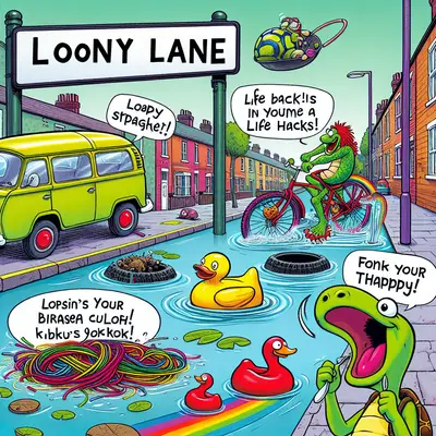 Life in Loony Lane: 5 Hysterically Absurd Life Hacks That Will Make Your Pet Turtle Laugh