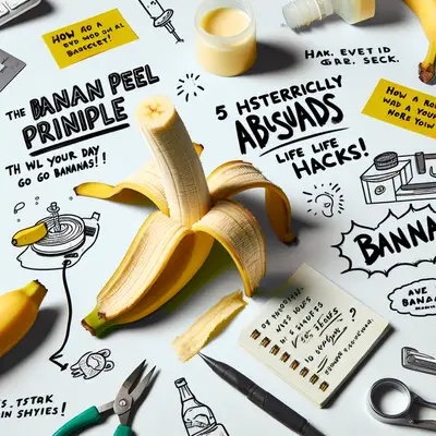 The Banana Peel Principle: 5 Hysterically Absurd Life Hacks That Will Make Your Day Go Bananas!