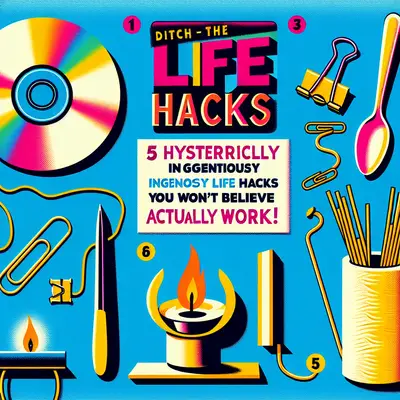 Ditch the Mundane: 5 Hysterically Ingenious Life Hacks You Won't Believe Actually Work!