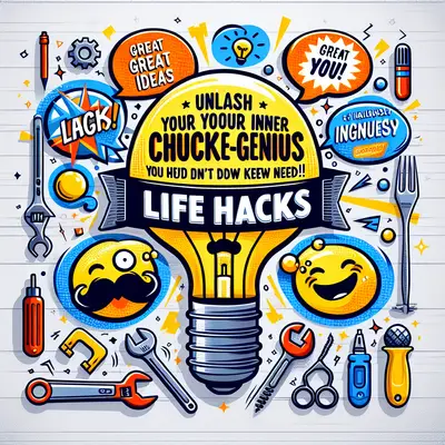 Unleash Your Inner Chuckle-Genius: 5 Hilariously Ingenious Life Hacks You Didn't Know You Needed!