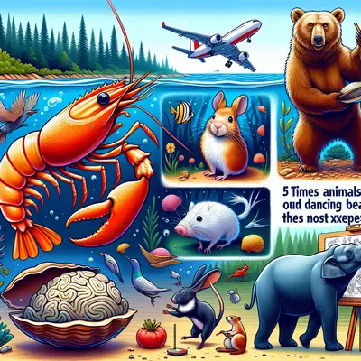 Sneaky Shrimps and Dancing Bears: 5 Times Animals Outdid Humans in the Most Unexpected Ways!