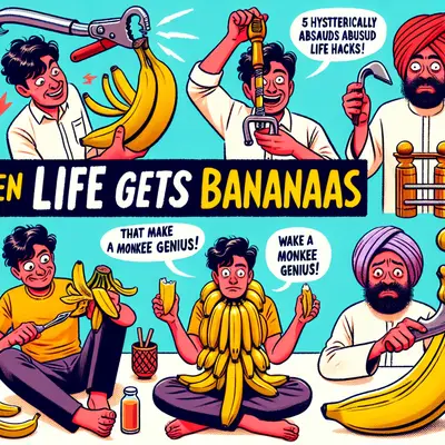 When Life Gets Bananas: 5 Hysterically Absurd Life Hacks That Will Make You a Monkee Genius!