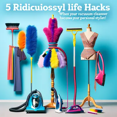 5 Ridiculously Absurd Life Hacks: When Your Vacuum Cleaner Becomes Your Personal Stylist!