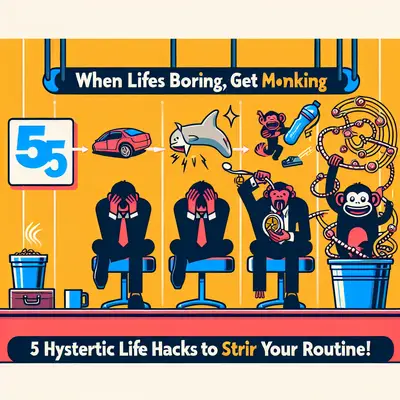 When Life Gets Boring, Get Monkee-ing: 5 Hysterical Life Hacks to Stir Up Your Routine!