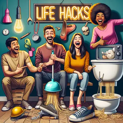 5 Hysterically Bizarre Life Hacks That Will Leave You Doubled Over in Laughter!