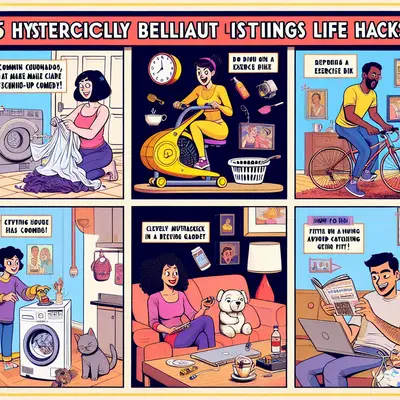 5 Hysterically Brilliant Life Hacks That Make Adulting Seem Like a Stand-up Comedy!