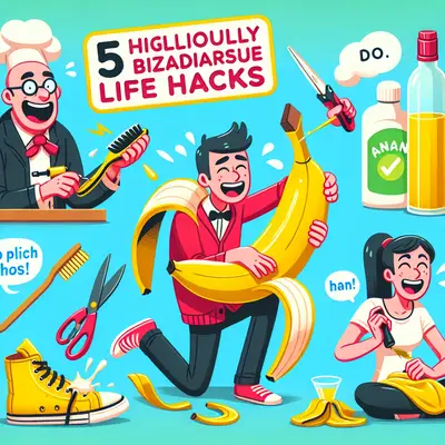 5 Hilariously Bizarre Life Hacks That Will Make Your Day Go Bananas!