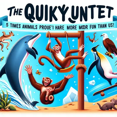 The Quirky Quintet: 5 Times Animals Proved They're Having More Fun Than Us!