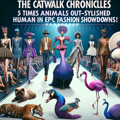 The Catwalk Chronicles: 5 Times Animals Out-Stylished Humans in Epic Fashion Showdowns!