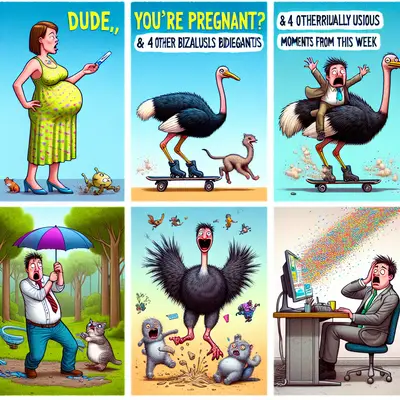 Dude, You're Pregnant?!" and 4 Other Hilariously Bizarre Moments From This Week