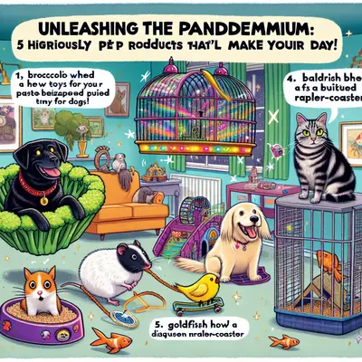 Unleashing the Pandemonium: 5 Hilariously Bizarre Pet Products That'll Make Your Day!