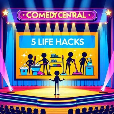 The Comedy Central of Life Hacks: 5 Tips That Will Make Your Day (And Your Dishes) Sparkle!