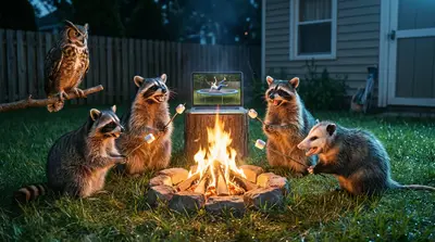 The Secret Night Lives of Animals (They’re Roasting Us, Aren’t They?)
