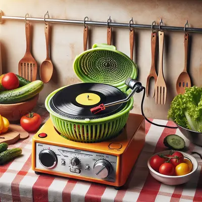 5 Hilariously Absurd Life Hacks: When Your Salad Spinner Becomes a DJ Turntable