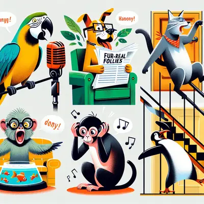 The Fur-Real Follies: 5 Times Animals Brought the House Down with Their Unmatched Quirks