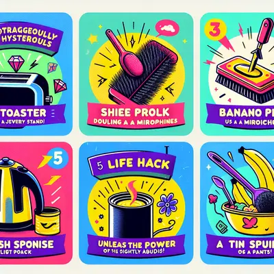 5 Outrageously Hysterical Life Hacks: Unleashing the Power of the Slightly Absurd!