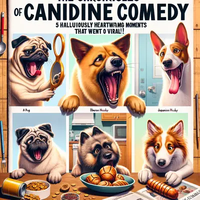 The Chronicles of Canine Comedy: 5 Hilariously Heartwarming Dog Moments That Went Viral!