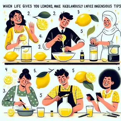 When Life Gives You Lemons, Make Hilarious Life Hacks: 5 Outlandishly Ingenious Tips!