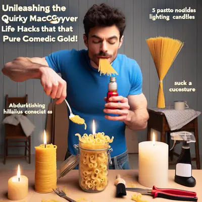 Unleashing the Quirky MacGyver in You: 5 Absurdly Hilarious Life Hacks That Are Pure Comedic Gold!