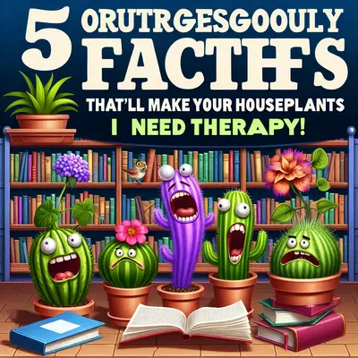 5 Outrageously Hilarious Facts That'll Make Your Houseplants Scream 'I Need Therapy!'