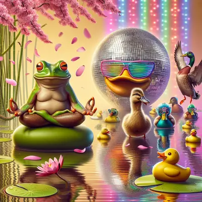 From Zen Frogs to Disco Ducks: 5 Unbelievable Animal Antics That Put Humans to Shame!